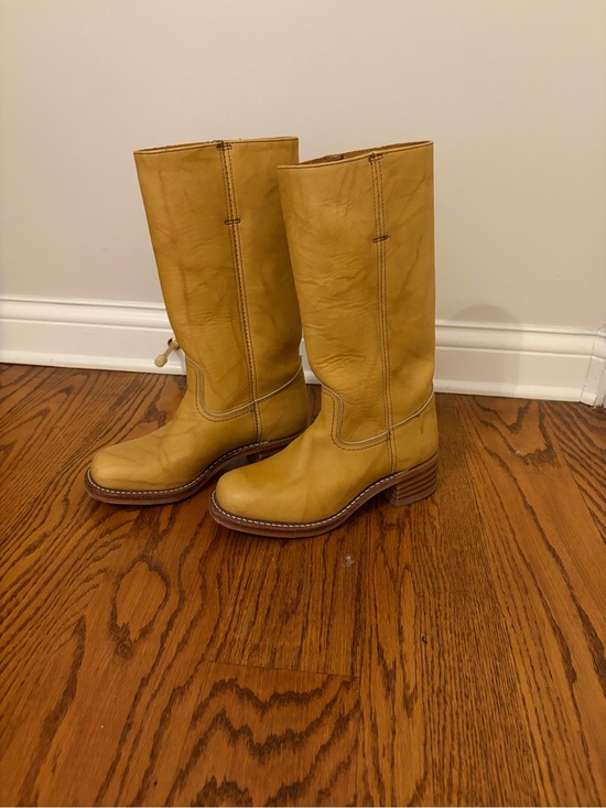 Frye Shoes - Frye Campus 14L in banana